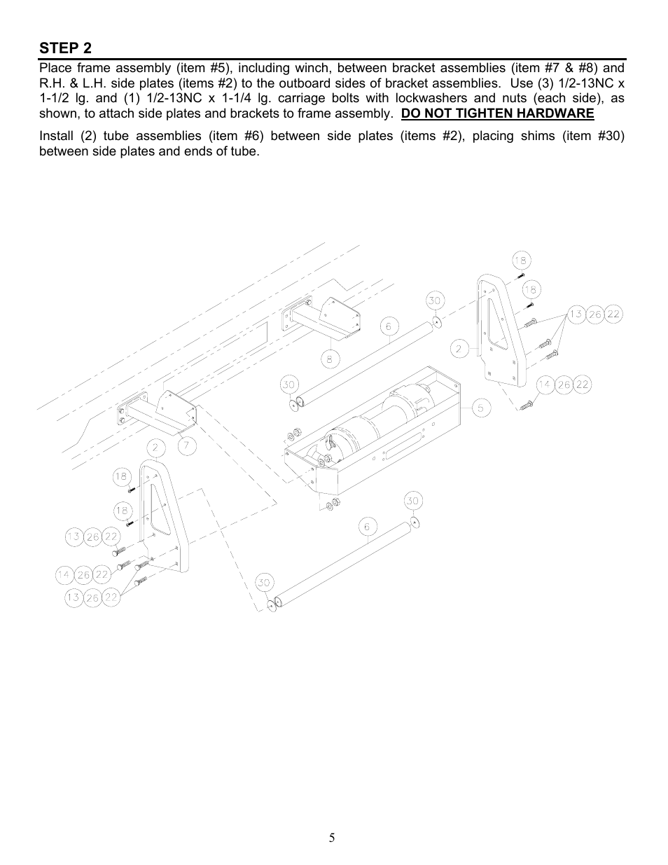 Ramsey Winch FORD GRILL GUARD KIT 295340 User Manual | Page 6 / 9