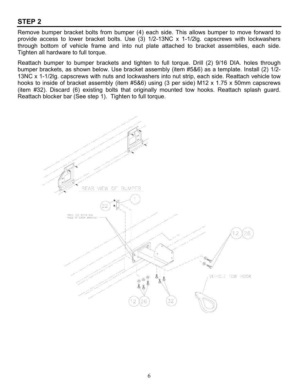 Ramsey Winch FORD GRILL GUARD KIT 295340 User Manual | Page 7 / 9