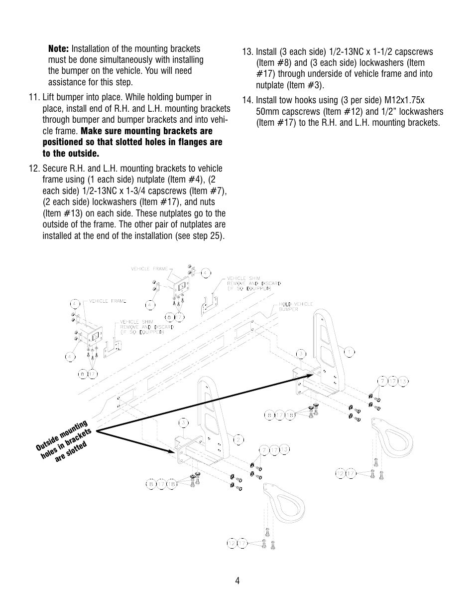 Ramsey Winch FORD GRILL GUARD KIT 295368 User Manual | Page 4 / 9