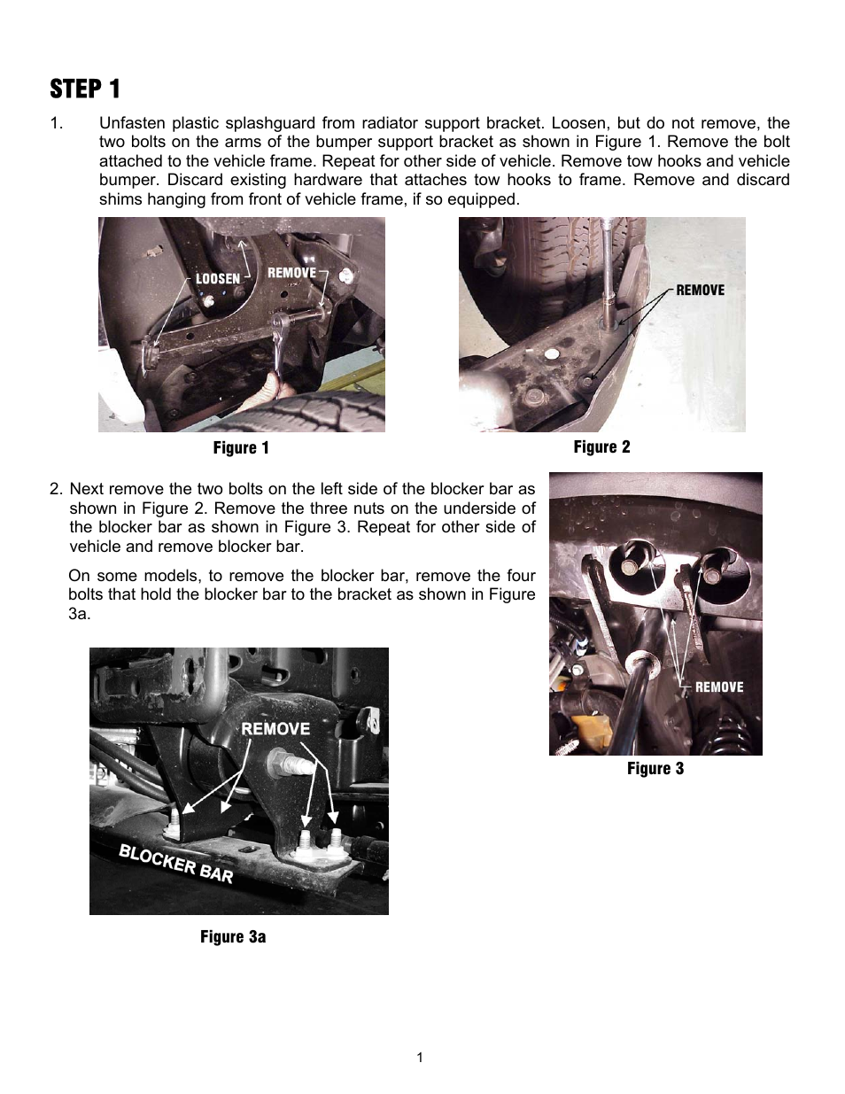 Step 1 | Ramsey Winch FORD QM KIT 251065 User Manual | Page 2 / 8