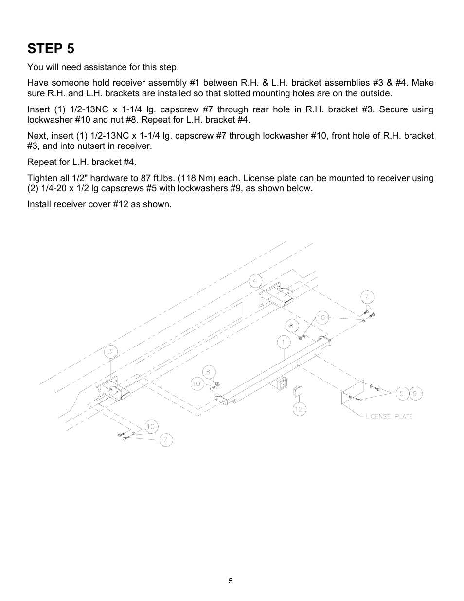 Step 5 | Ramsey Winch FORD QM KIT 251065 User Manual | Page 6 / 8