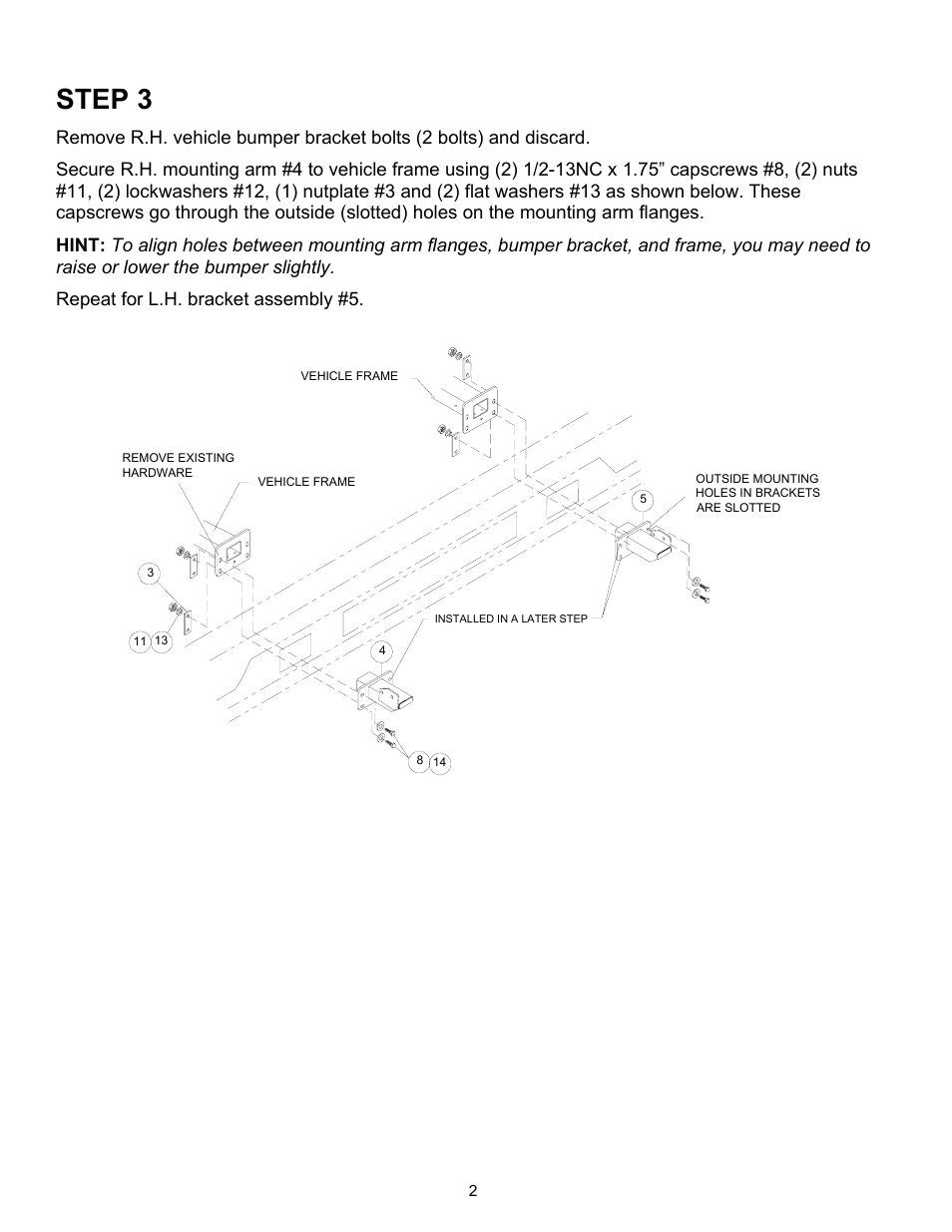 Step 3 | Ramsey Winch FORD QM KIT 295375 User Manual | Page 3 / 6