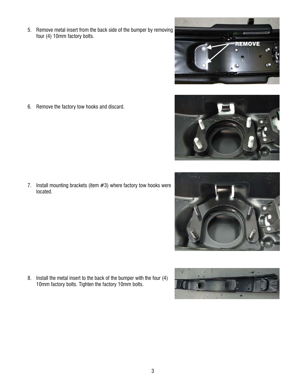 Ramsey Winch JEEP WRANGLER KIT 295378 User Manual | Page 3 / 7