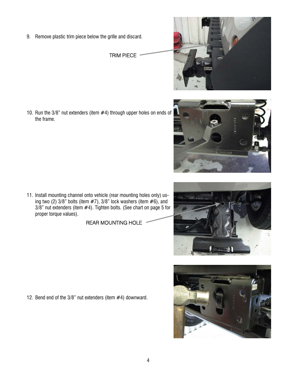 Ramsey Winch JEEP WRANGLER KIT 295378 User Manual | Page 4 / 7