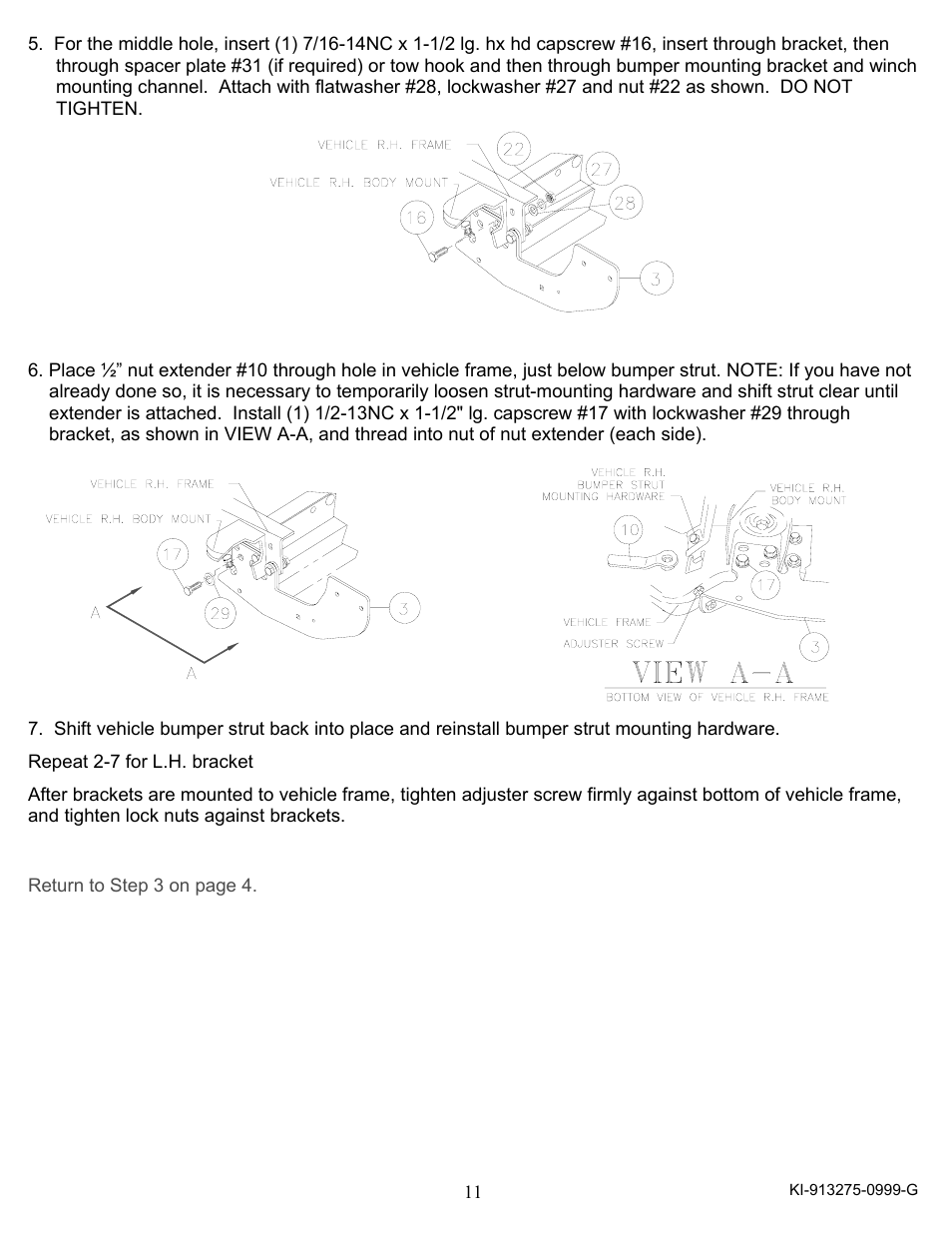 Ramsey Winch DODGE WRAPAROUND KIT 295252 User Manual | Page 12 / 12