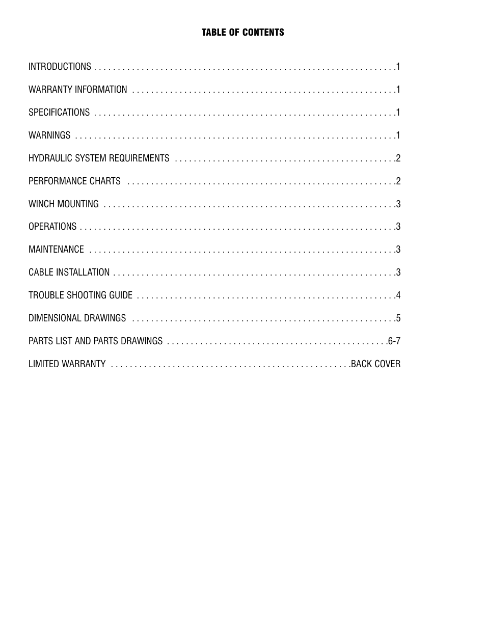 Ramsey Winch SCH-6000 User Manual | Page 2 / 12