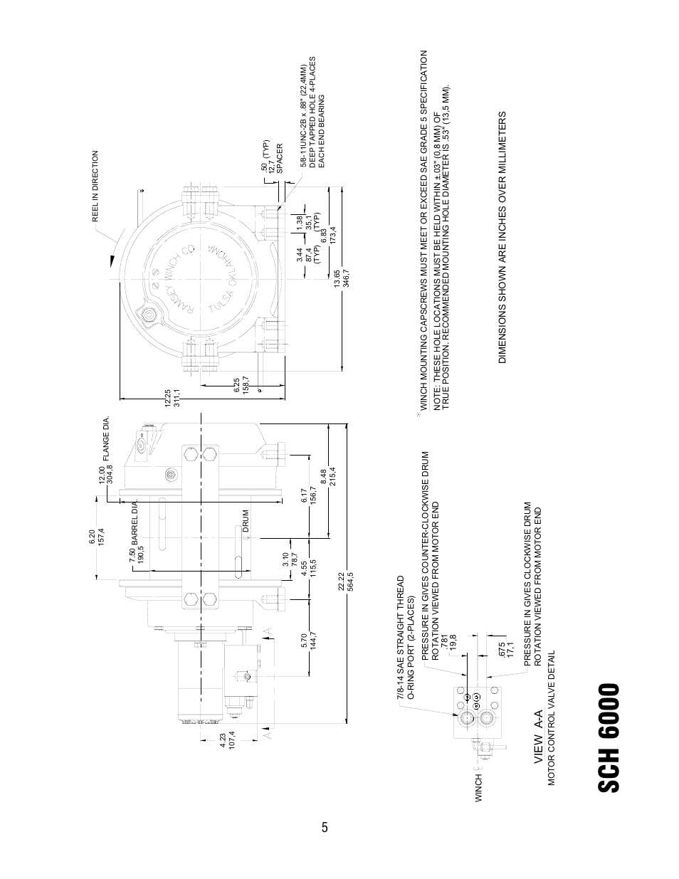 Sch 6000, View | Ramsey Winch SCH-6000 User Manual | Page 7 / 12