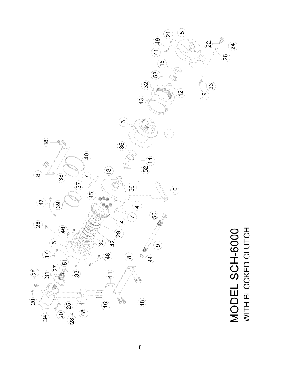 Model sch-6000 | Ramsey Winch SCH-6000 User Manual | Page 8 / 12