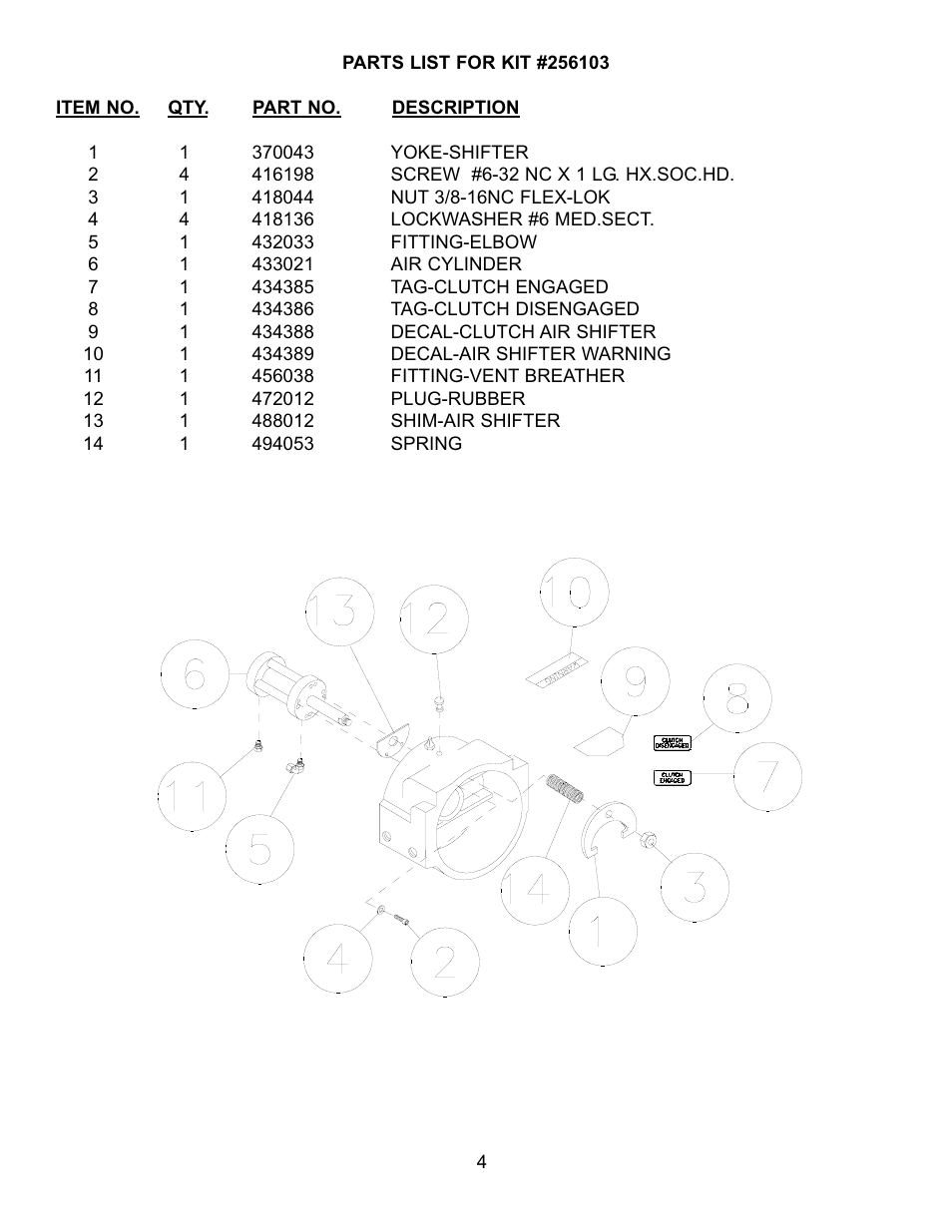 Ramsey Winch AIR SHIFTER 200 RAMLOK 256103 User Manual | Page 4 / 5