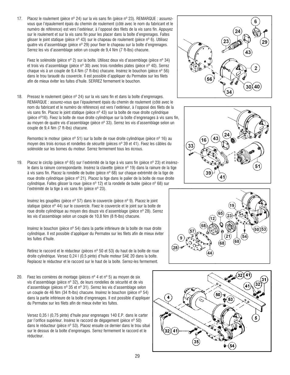 Ramsey Winch DC 34,9 User Manual | Page 29 / 72