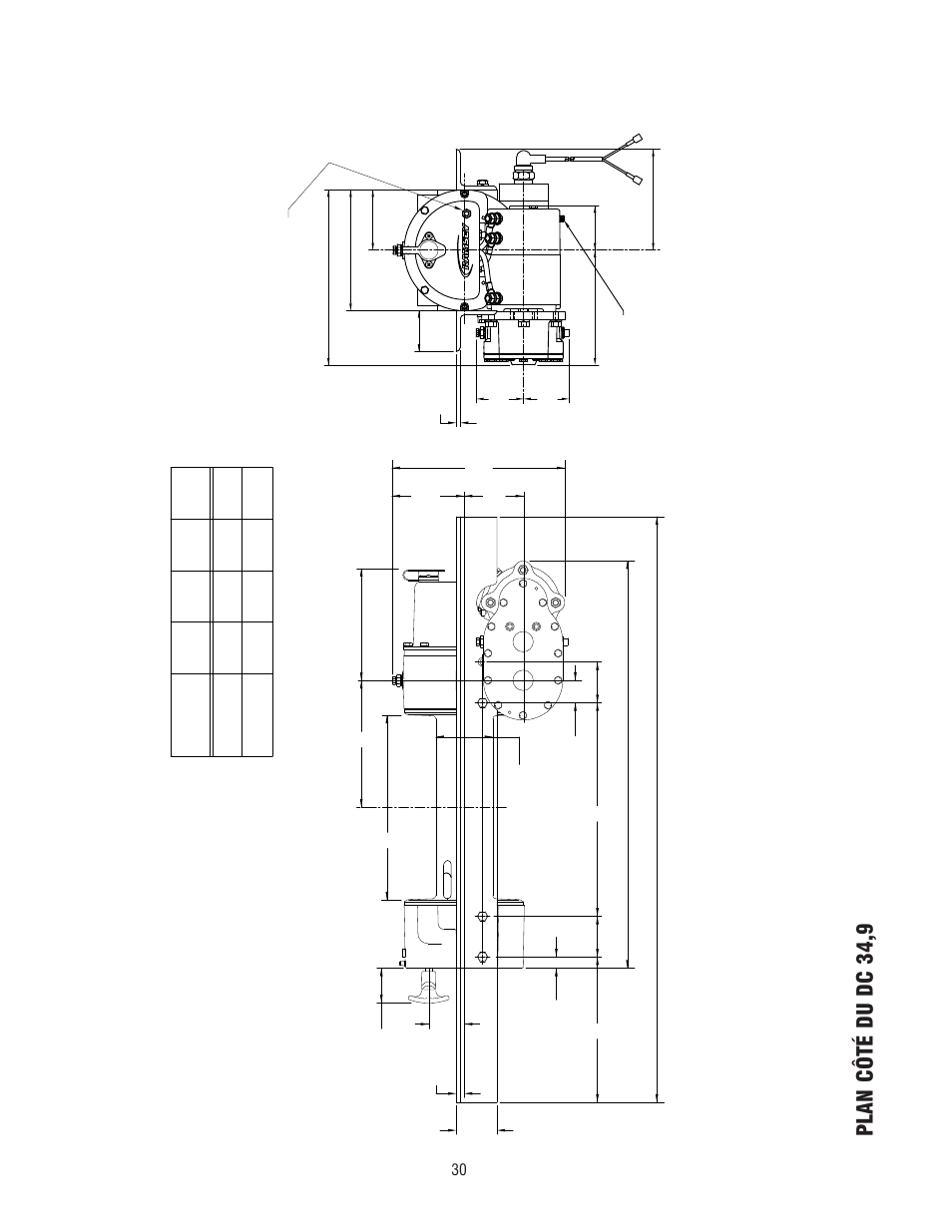 Plan côté du dc 34,9, Dc a b | Ramsey Winch DC 34,9 User Manual | Page 30 / 72