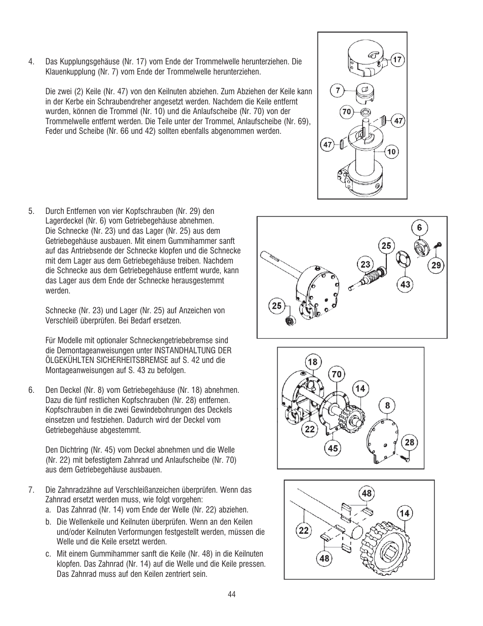 Ramsey Winch DC 34,9 User Manual | Page 44 / 72