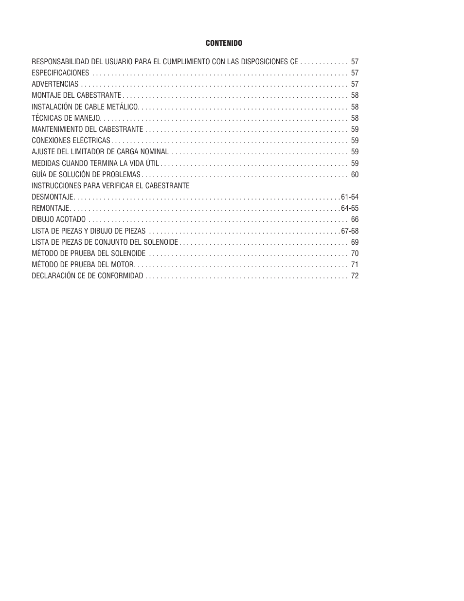 Ramsey Winch DC 34,9 User Manual | Page 56 / 72