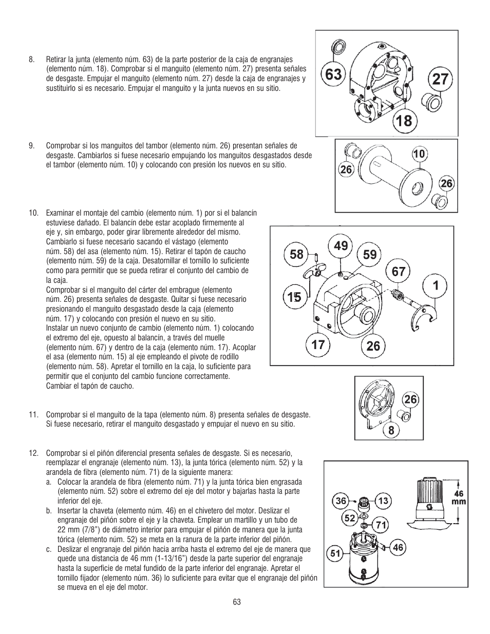 Ramsey Winch DC 34,9 User Manual | Page 63 / 72