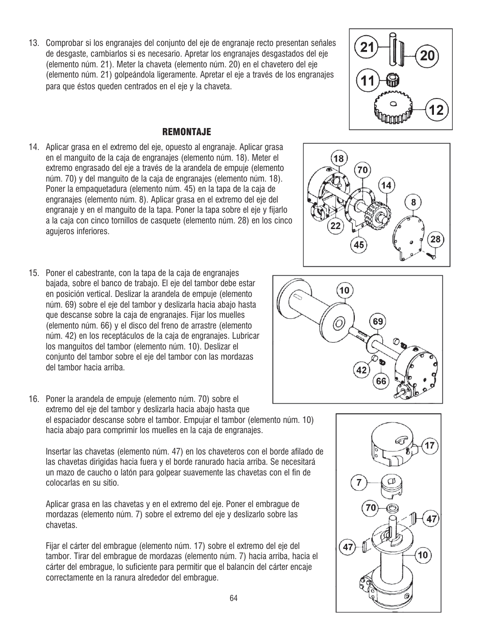 Ramsey Winch DC 34,9 User Manual | Page 64 / 72