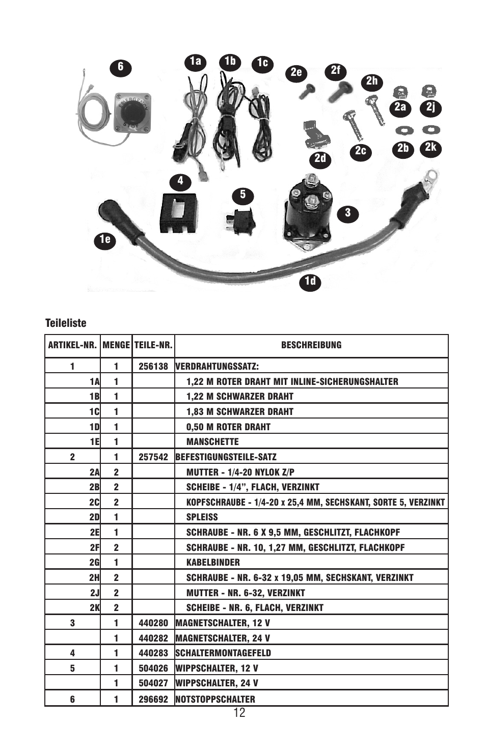 Ramsey Winch E-STOP SWITCH KIT 282067 & 282068 User Manual | Page 18 / 24