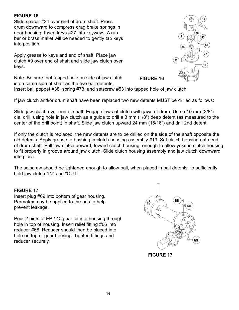 Ramsey Winch H-49,8 User Manual | Page 14 / 68