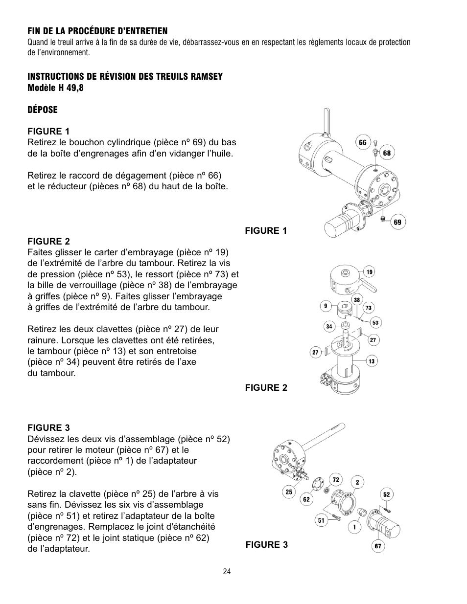 Ramsey Winch H-49,8 User Manual | Page 25 / 68