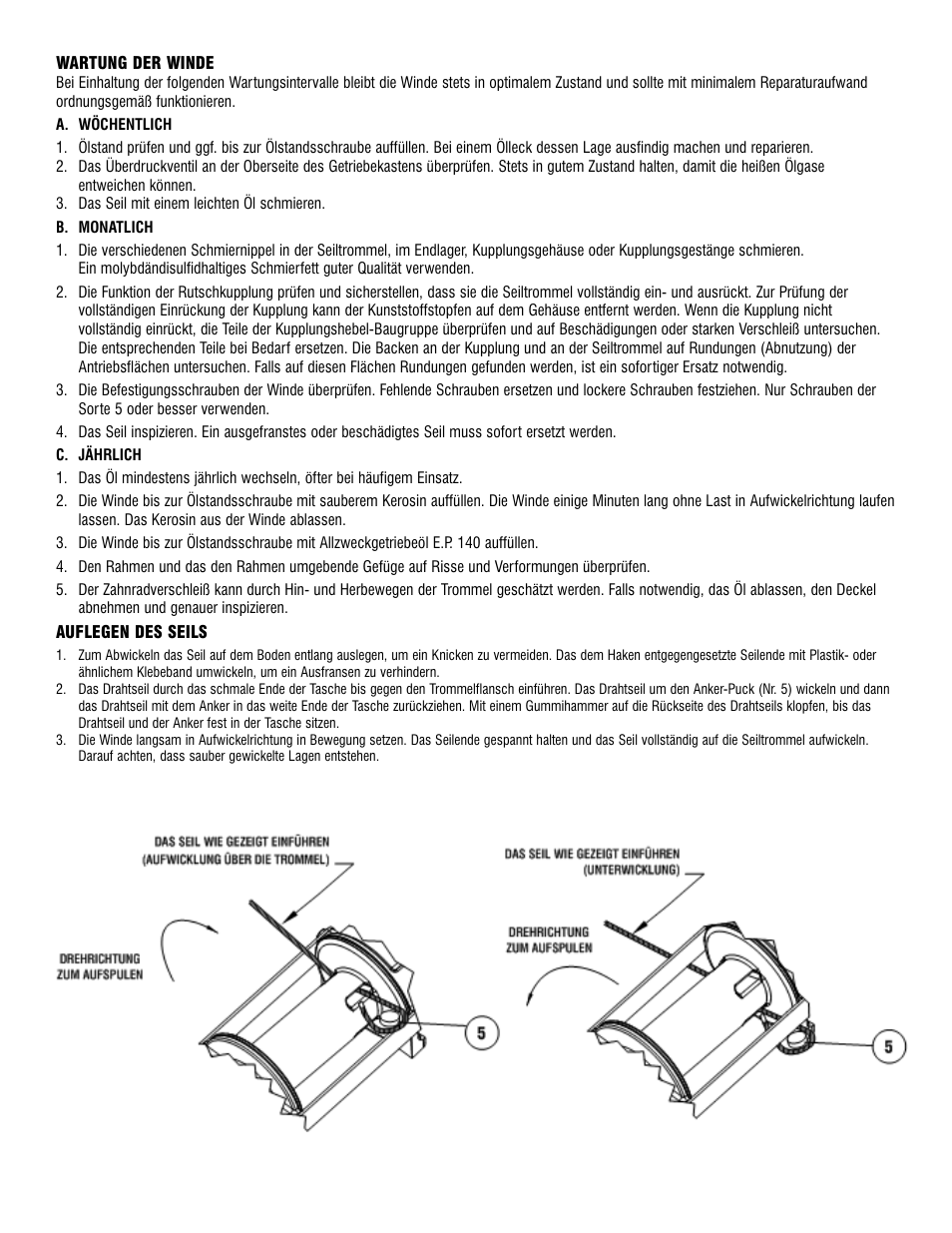 Ramsey Winch H-49,8 User Manual | Page 38 / 68