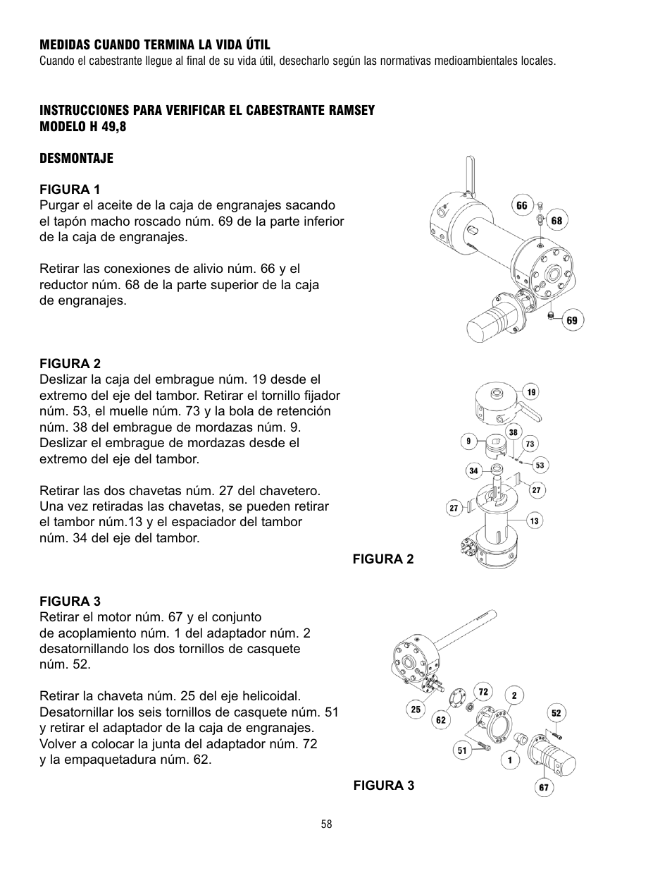 Ramsey Winch H-49,8 User Manual | Page 58 / 68