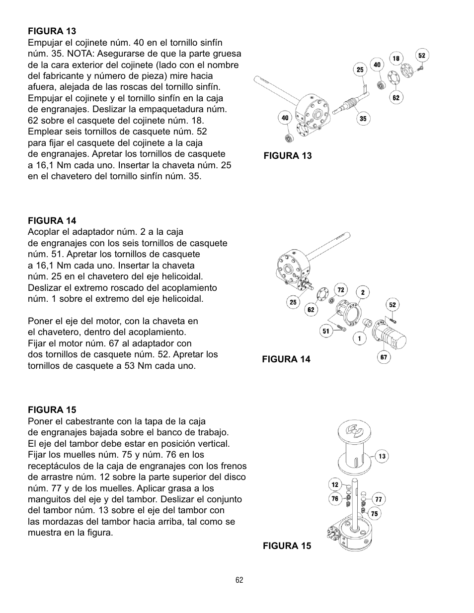 Ramsey Winch H-49,8 User Manual | Page 62 / 68