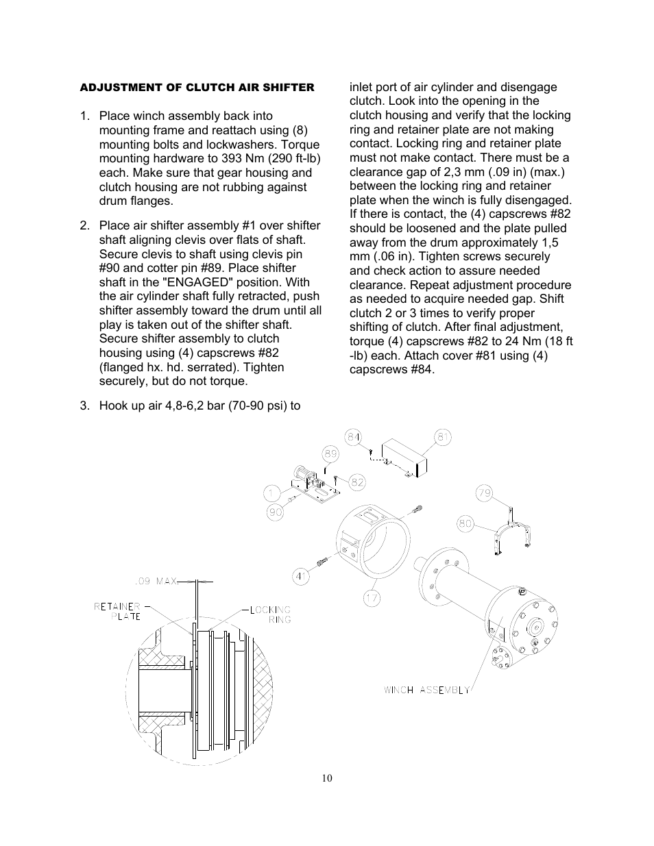 Ramsey Winch H-89 User Manual | Page 10 / 94