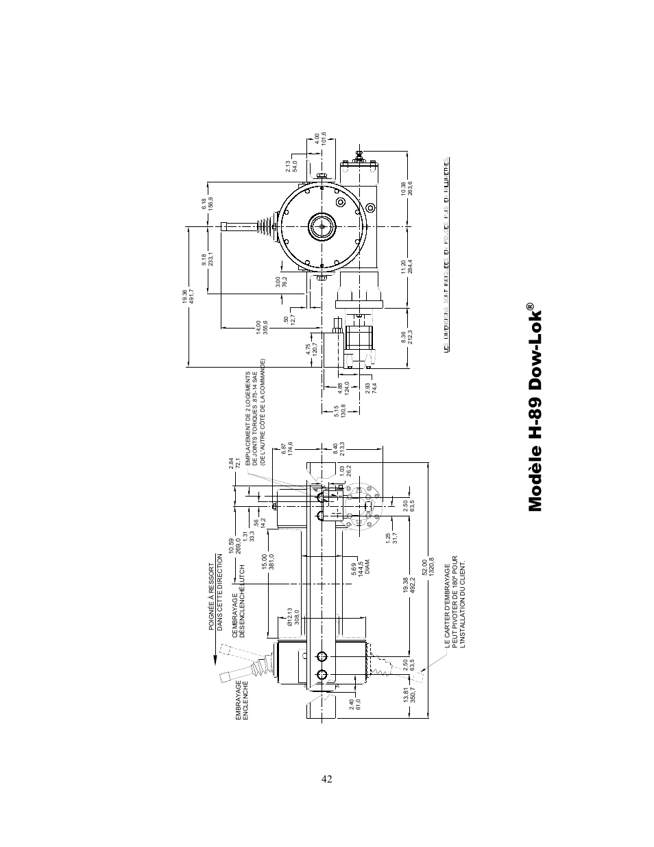 Modèle h-89 do w-lok | Ramsey Winch H-89 User Manual | Page 42 / 94