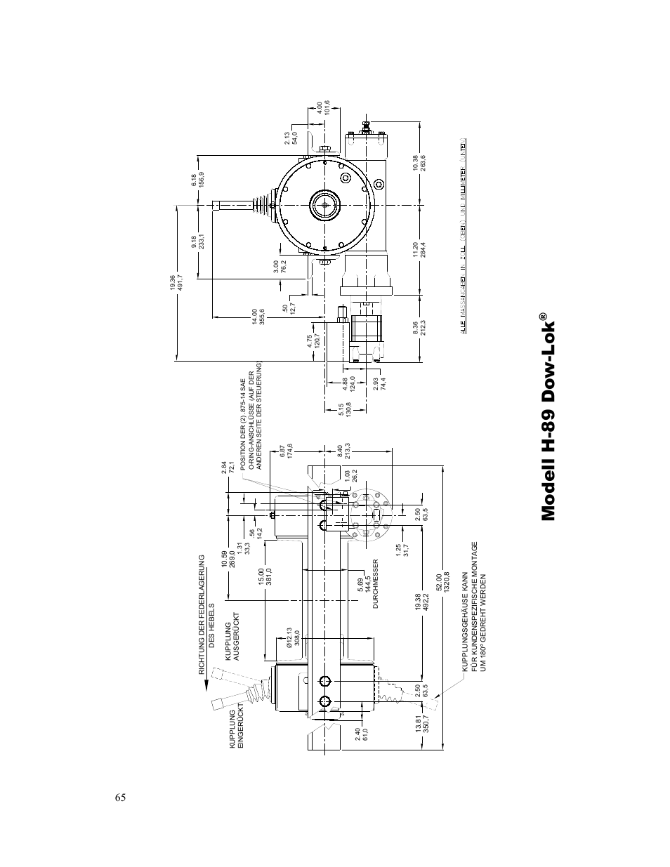 Modell h-89 do w-lok | Ramsey Winch H-89 User Manual | Page 65 / 94