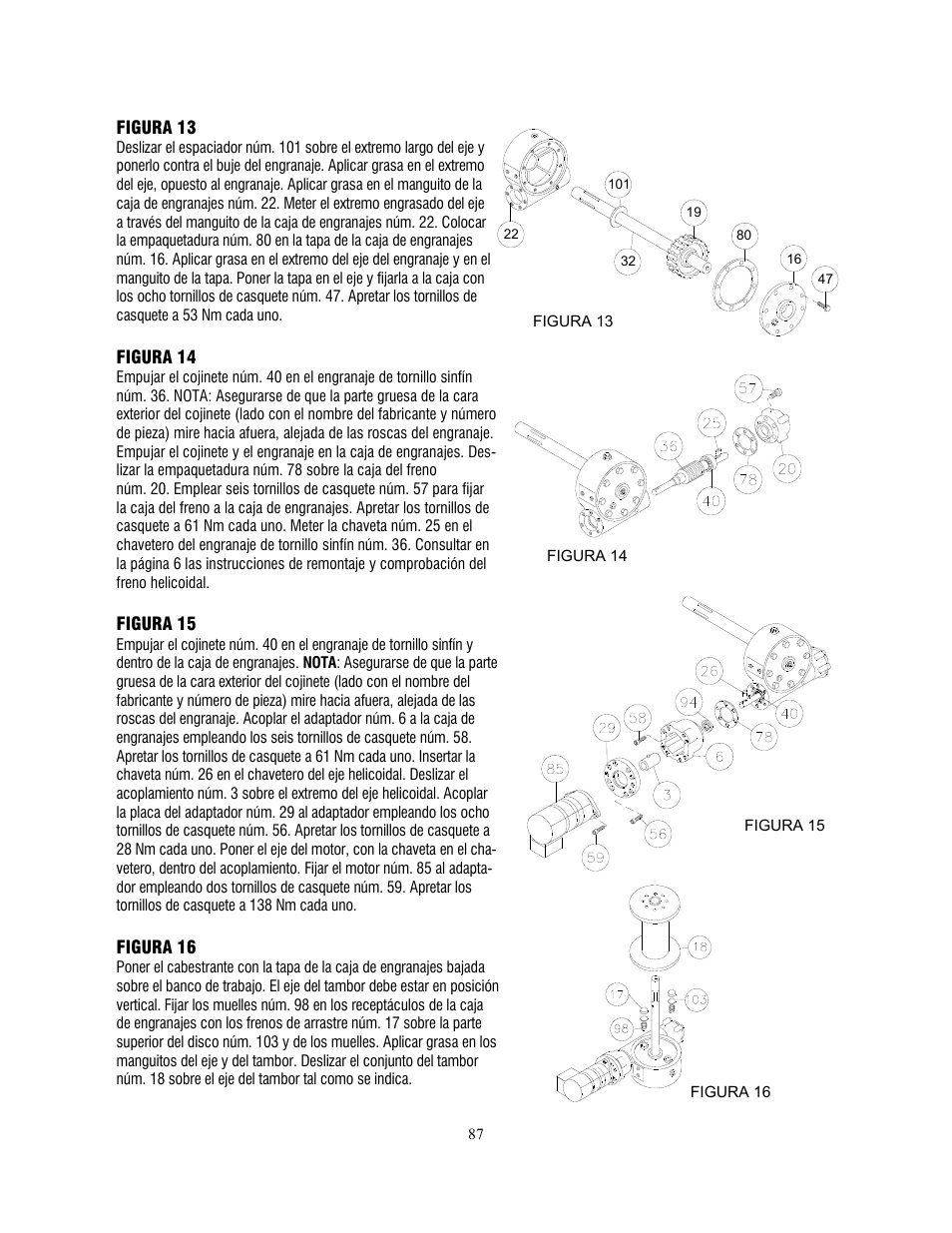 Ramsey Winch H-89 User Manual | Page 87 / 94