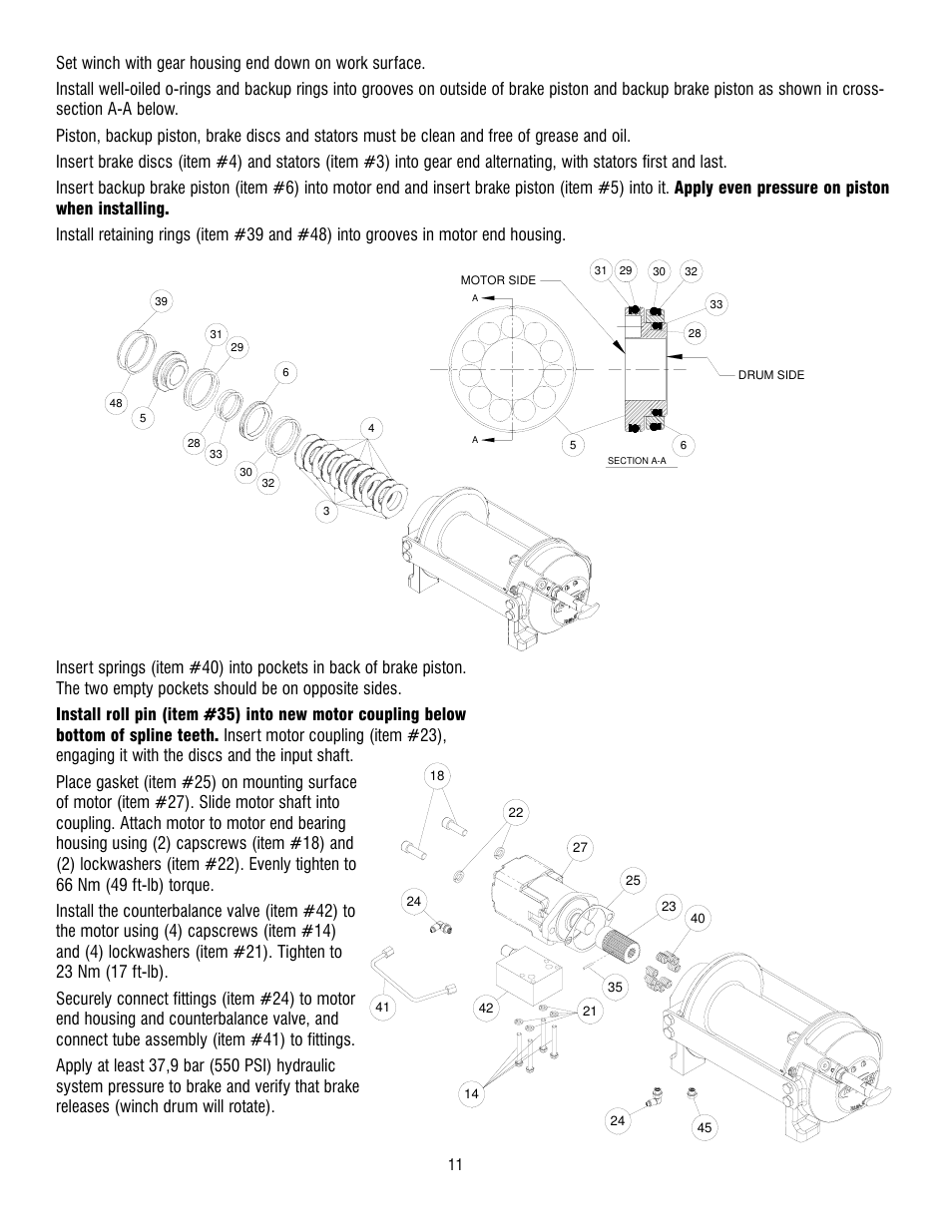 Ramsey Winch HD-P 34,9 User Manual | Page 11 / 78