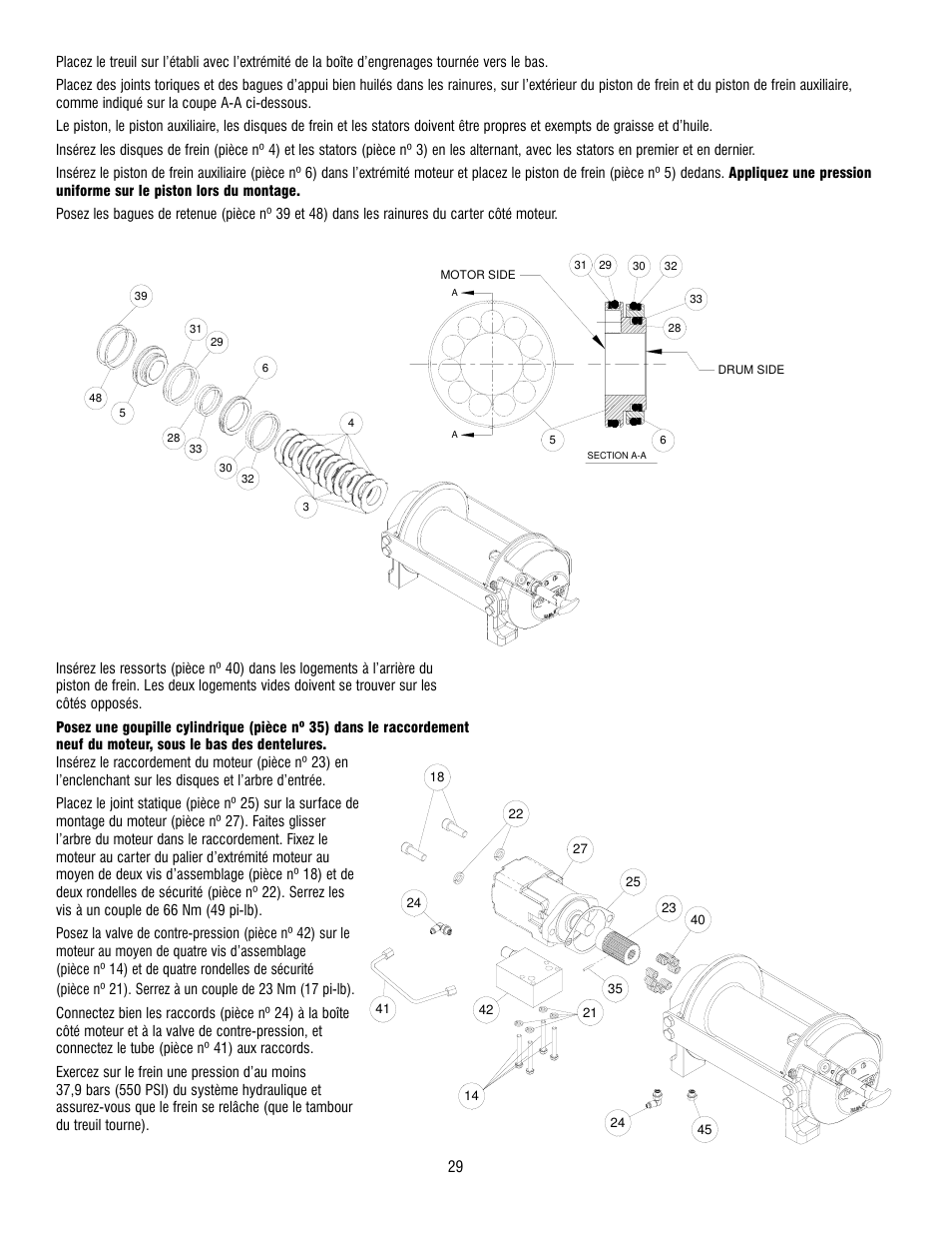 Ramsey Winch HD-P 34,9 User Manual | Page 29 / 78