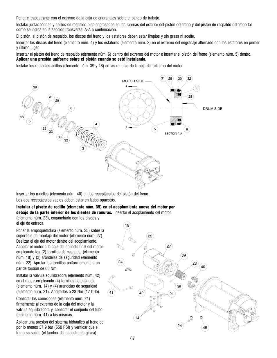 Ramsey Winch HD-P 34,9 User Manual | Page 67 / 78