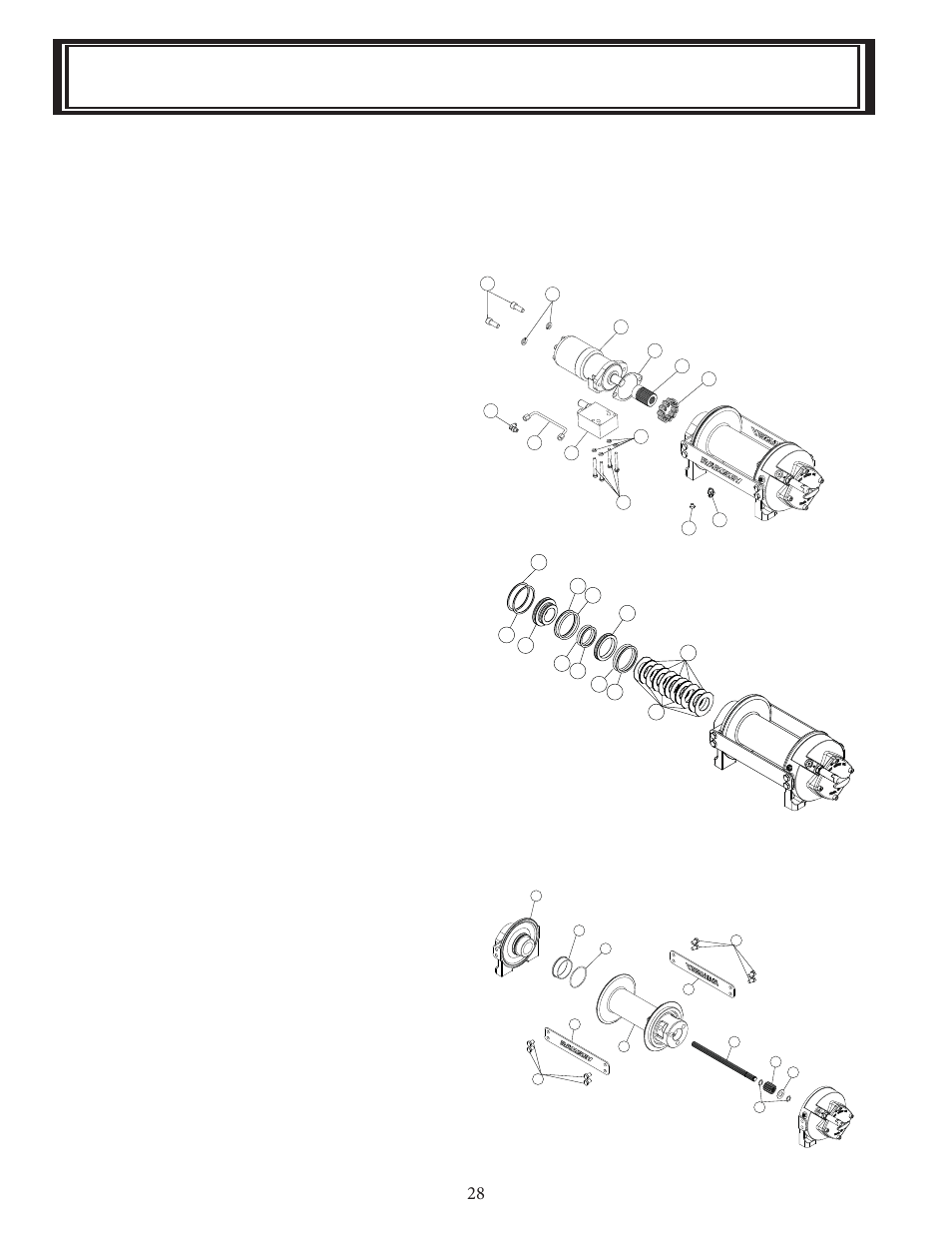 28 fin de la procédure d’entretien | Ramsey Winch HD-P 42 User Manual | Page 30 / 81