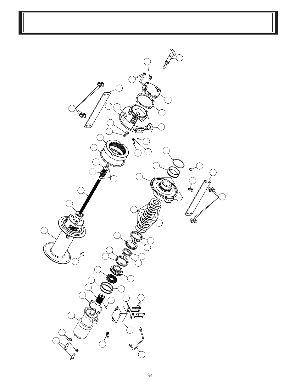 Hd-p 42 embrayage manuel | Ramsey Winch HD-P 42 User Manual | Page 36 / 81