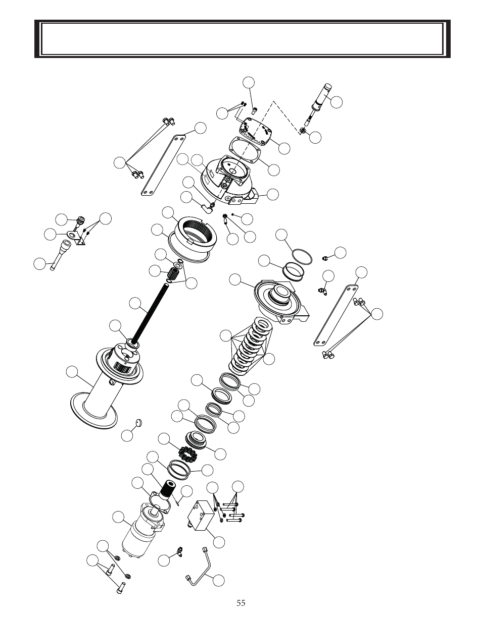 Hd-p 42 pneumatische kupplung | Ramsey Winch HD-P 42 User Manual | Page 57 / 81