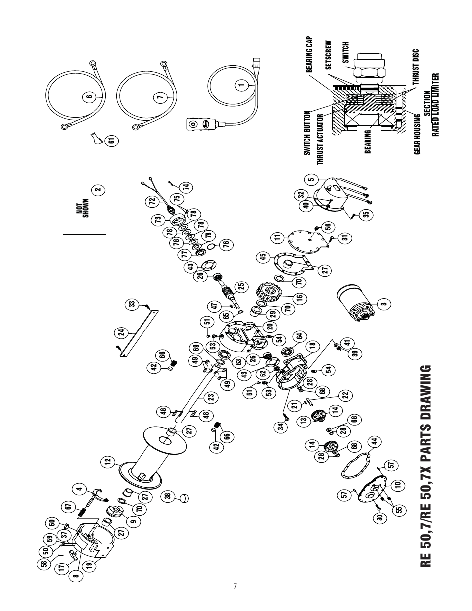 Ramsey Winch RE 50,7 User Manual | Page 7 / 44