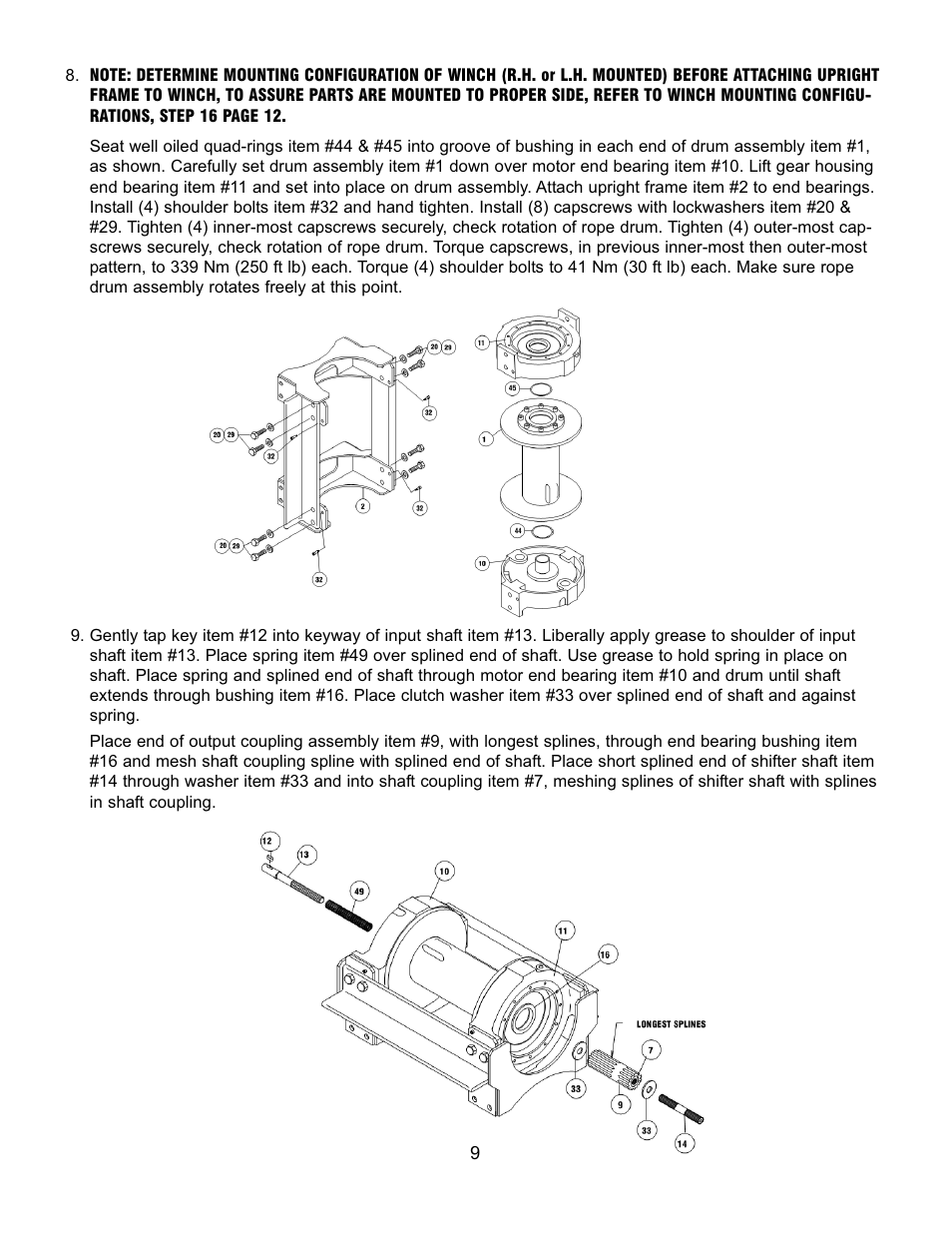 Ramsey Winch RPH 133,4 User Manual | Page 12 / 82