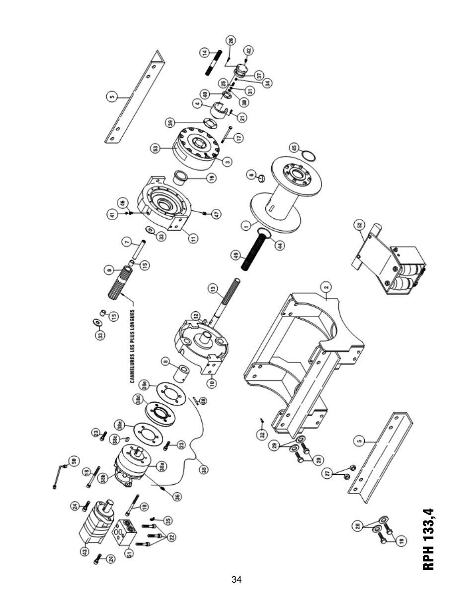 Rph 133,4 | Ramsey Winch RPH 133,4 User Manual | Page 38 / 82