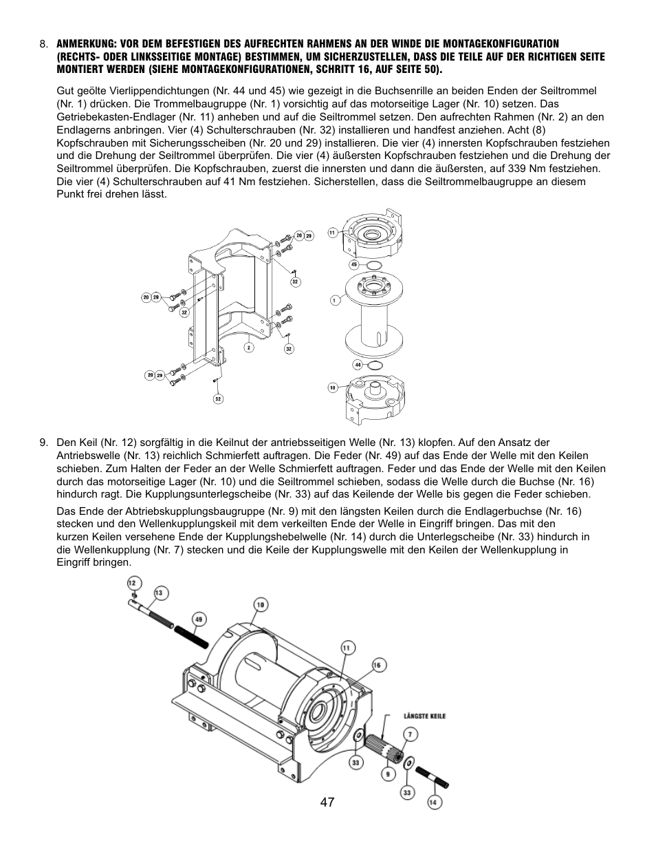 Ramsey Winch RPH 133,4 User Manual | Page 52 / 82