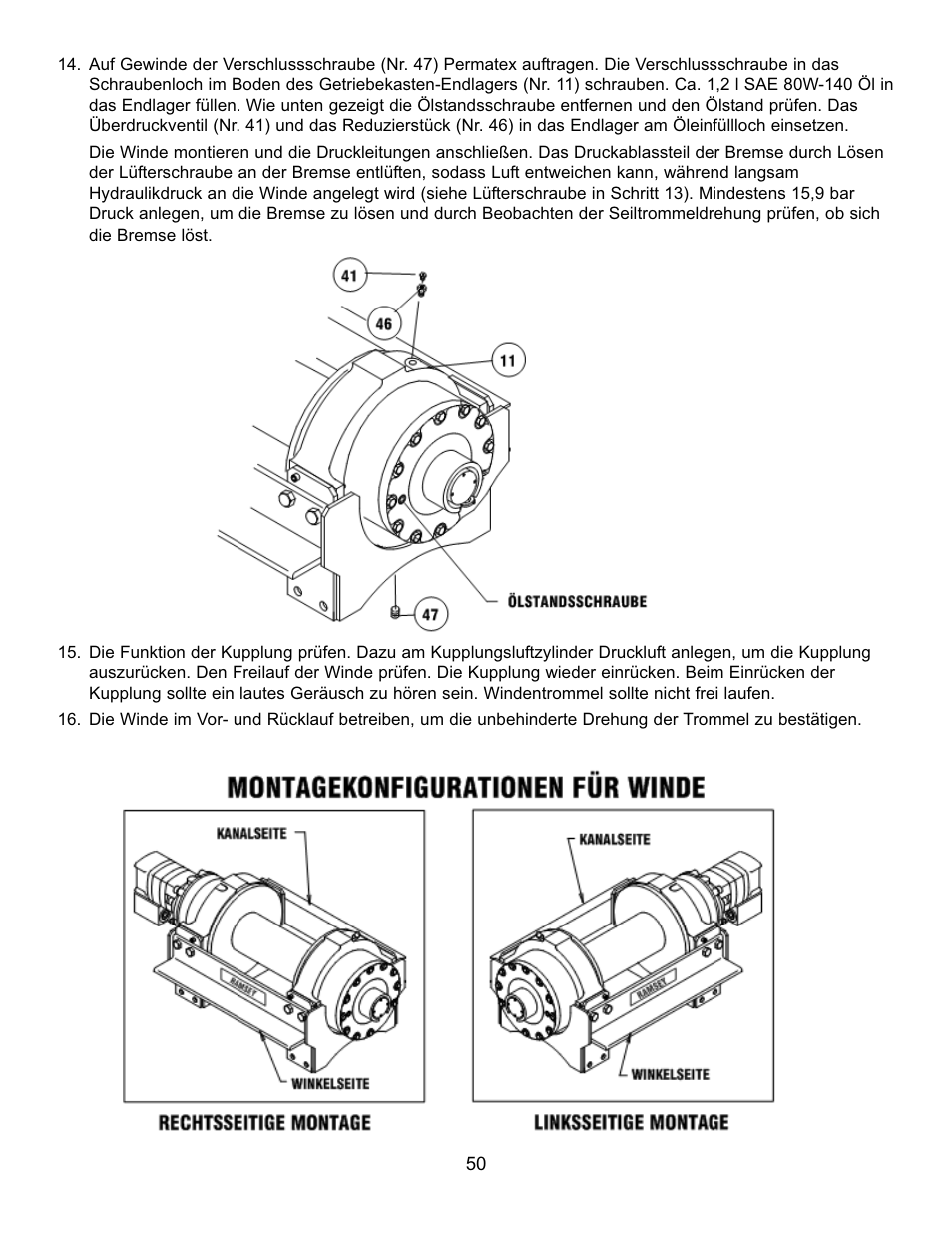 Ramsey Winch RPH 133,4 User Manual | Page 55 / 82