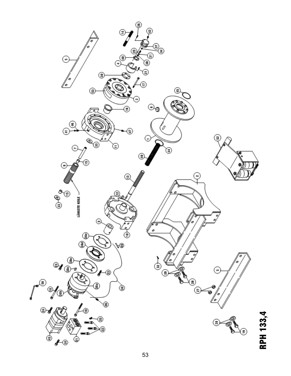 Rph 133,4 | Ramsey Winch RPH 133,4 User Manual | Page 58 / 82