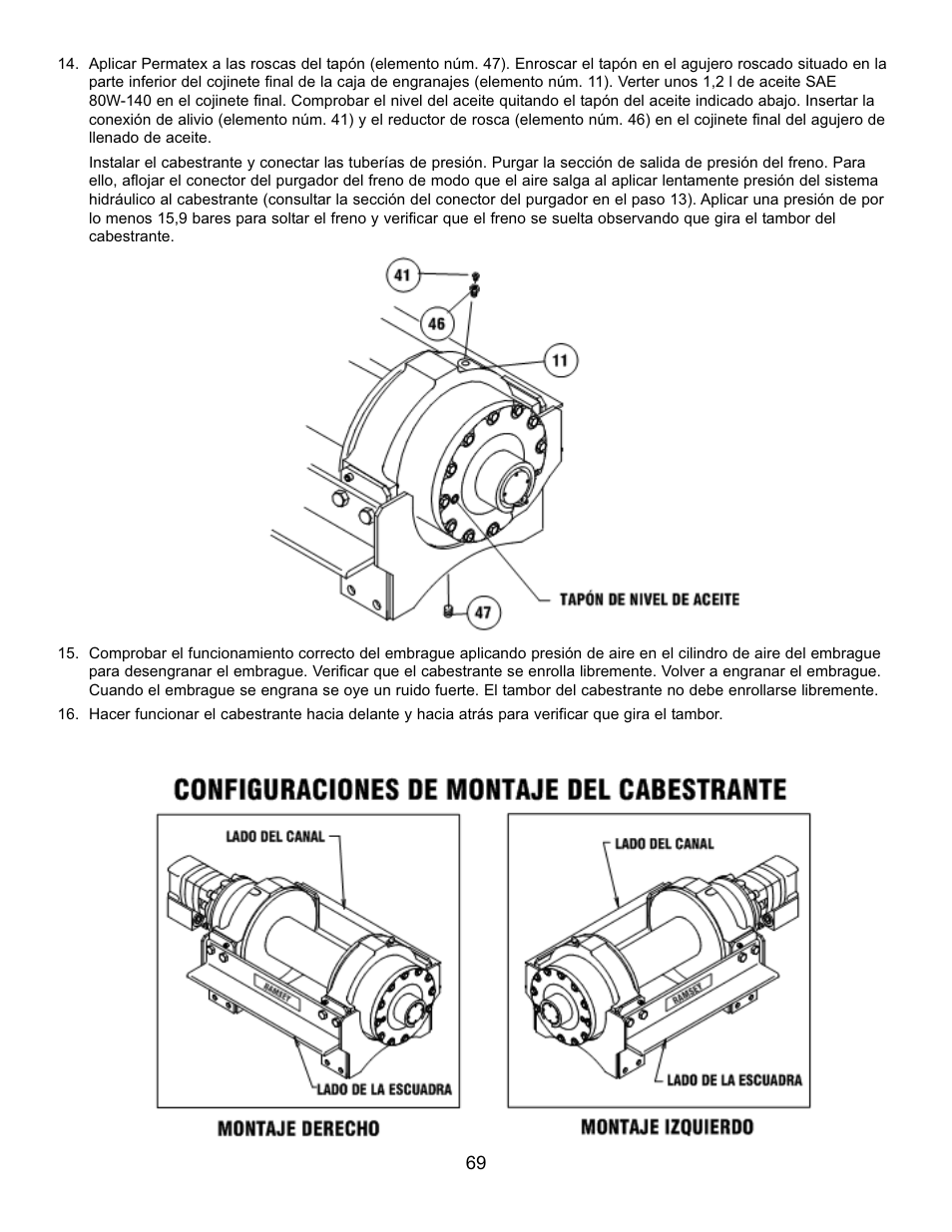 Ramsey Winch RPH 133,4 User Manual | Page 75 / 82