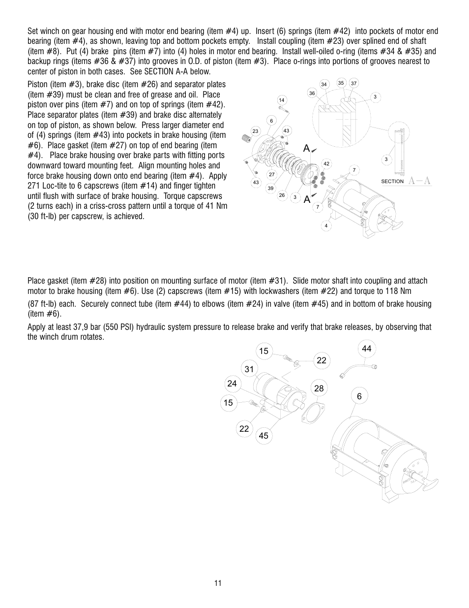 Ramsey Winch RPH 42,2 User Manual | Page 11 / 65