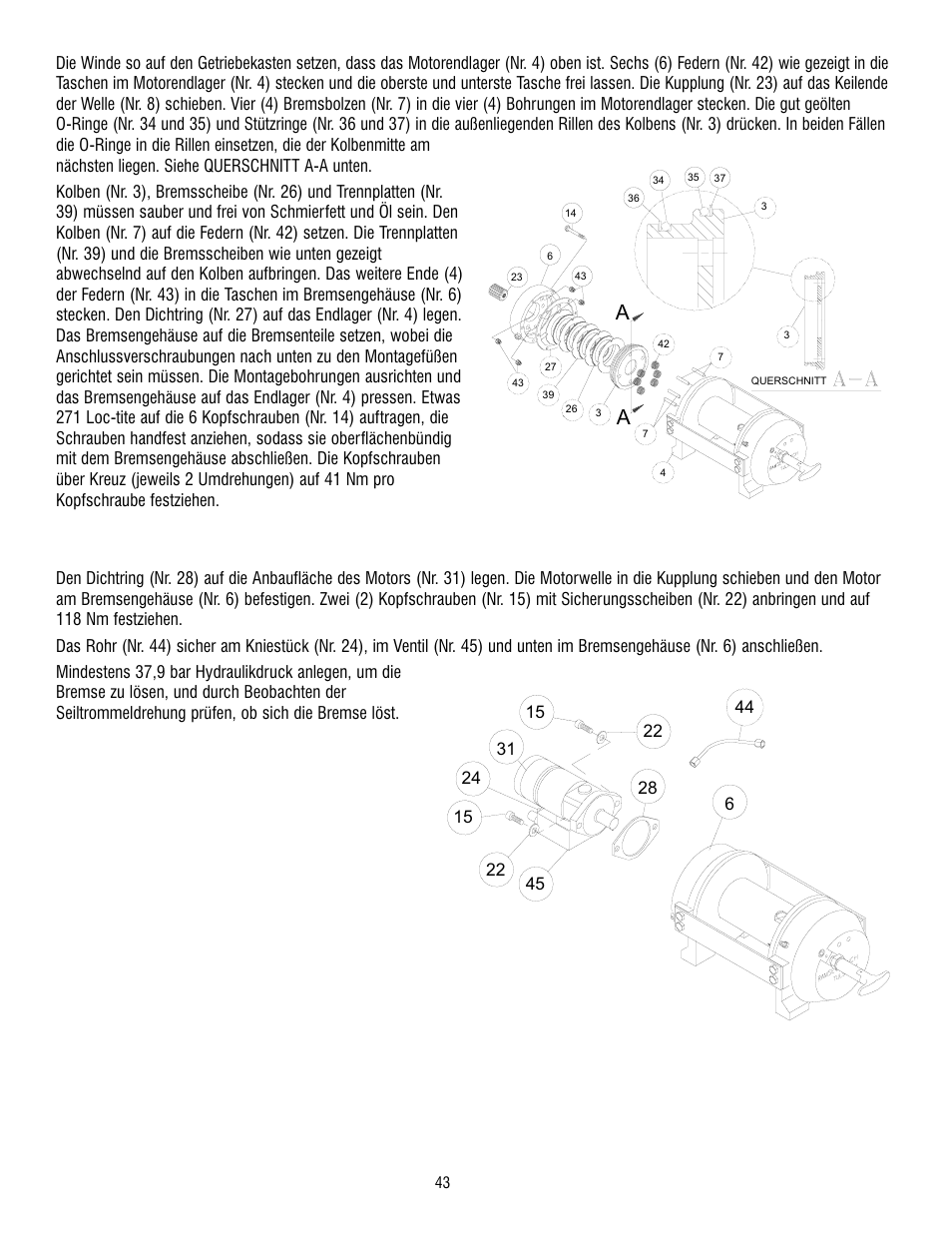 Ramsey Winch RPH 42,2 User Manual | Page 43 / 65