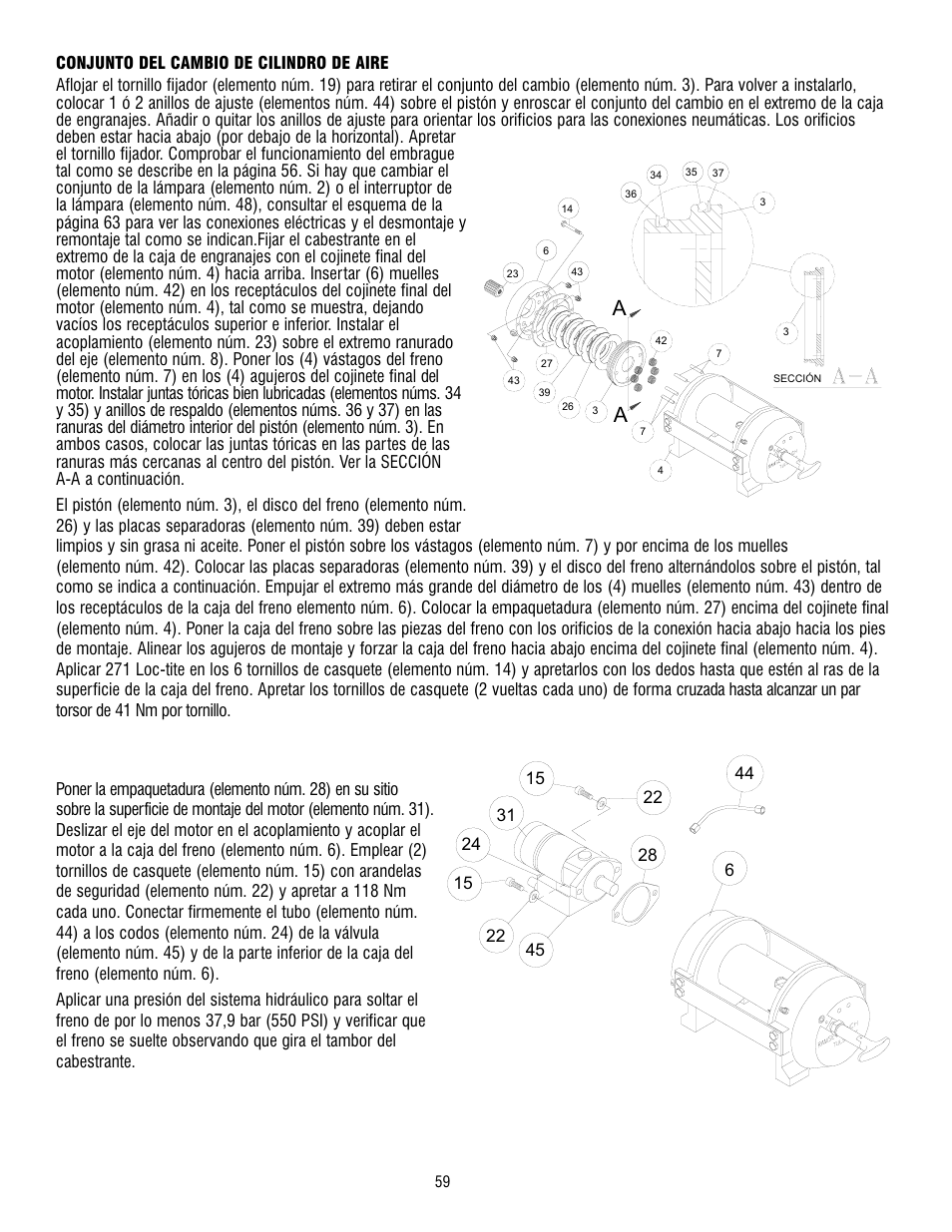 Ramsey Winch RPH 42,2 User Manual | Page 59 / 65