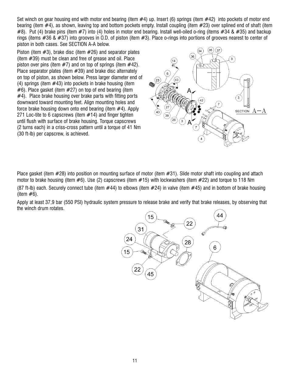 Ramsey Winch RPH 53,3 User Manual | Page 11 / 65