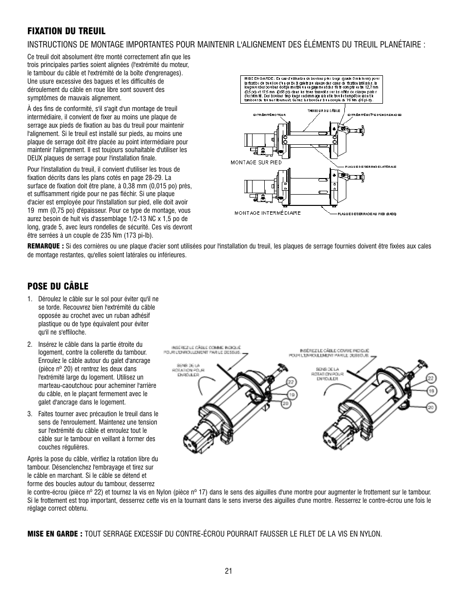 Ramsey Winch RPH 53,3 User Manual | Page 21 / 65