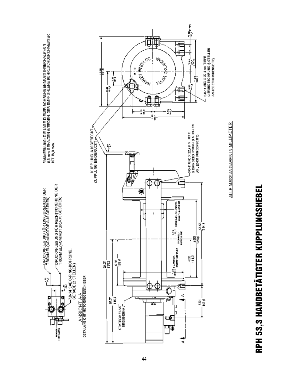 Ramsey Winch RPH 53,3 User Manual | Page 44 / 65