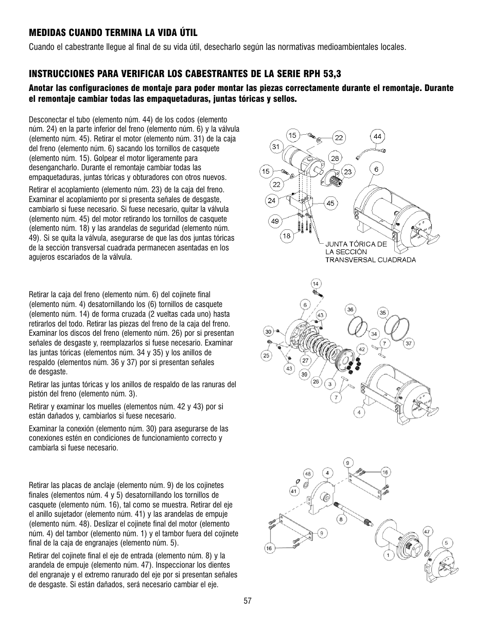 Ramsey Winch RPH 53,3 User Manual | Page 57 / 65