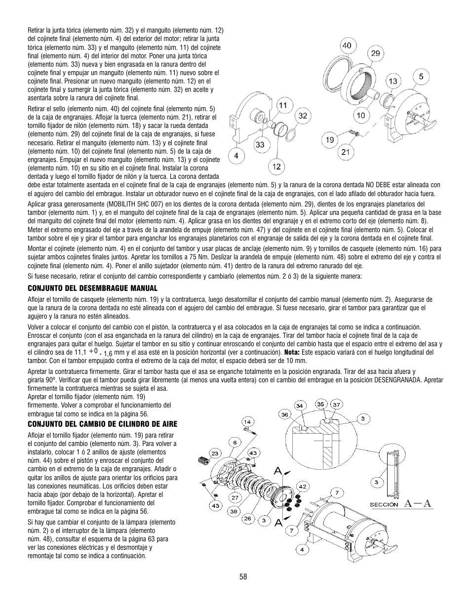 Ramsey Winch RPH 53,3 User Manual | Page 58 / 65